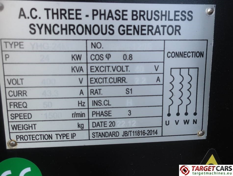 New Generator set Bauer GF-24KW Diesel 30KVA Generator 400/230V Unused: picture 13