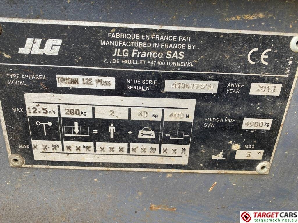 Vertical mast lift JLG Toucan 12E+ Plus Vertical Mast Work Lift 1265cm: picture 10