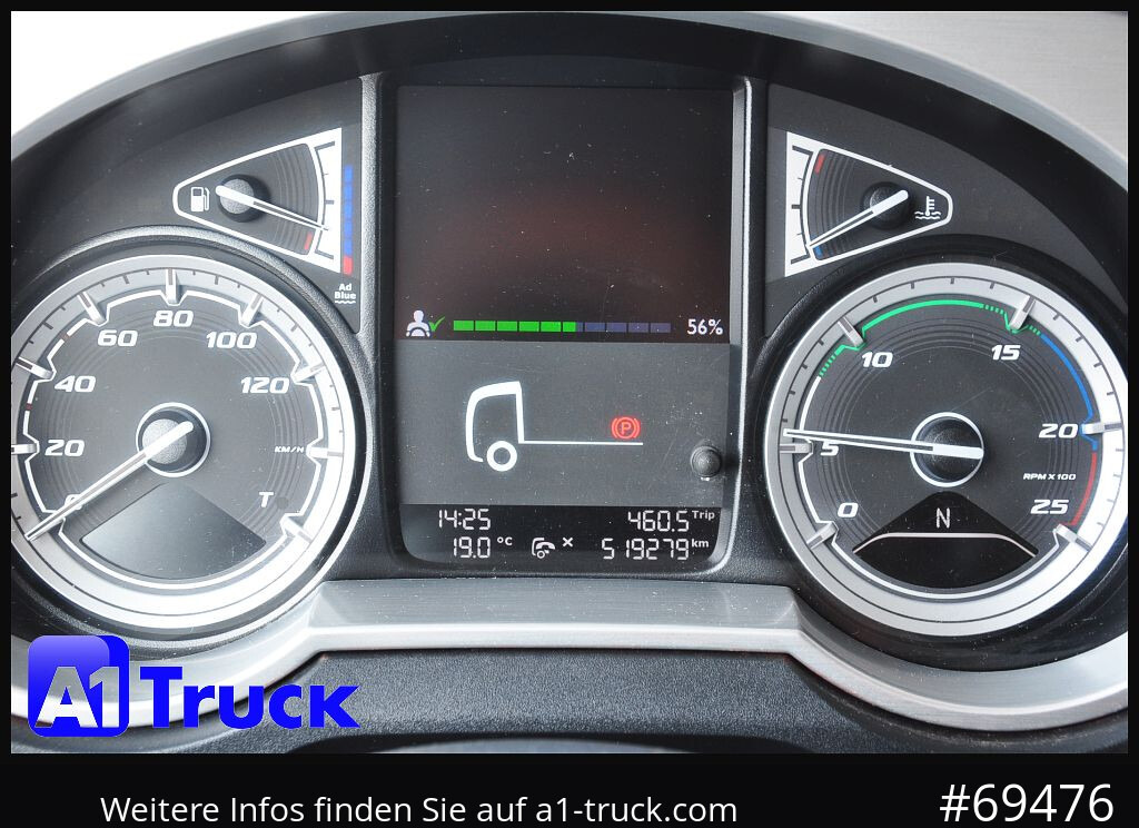 Container transporter/ Swap body truck DAF XF 480 FAN Intarder, Lenkachse,: picture 6
