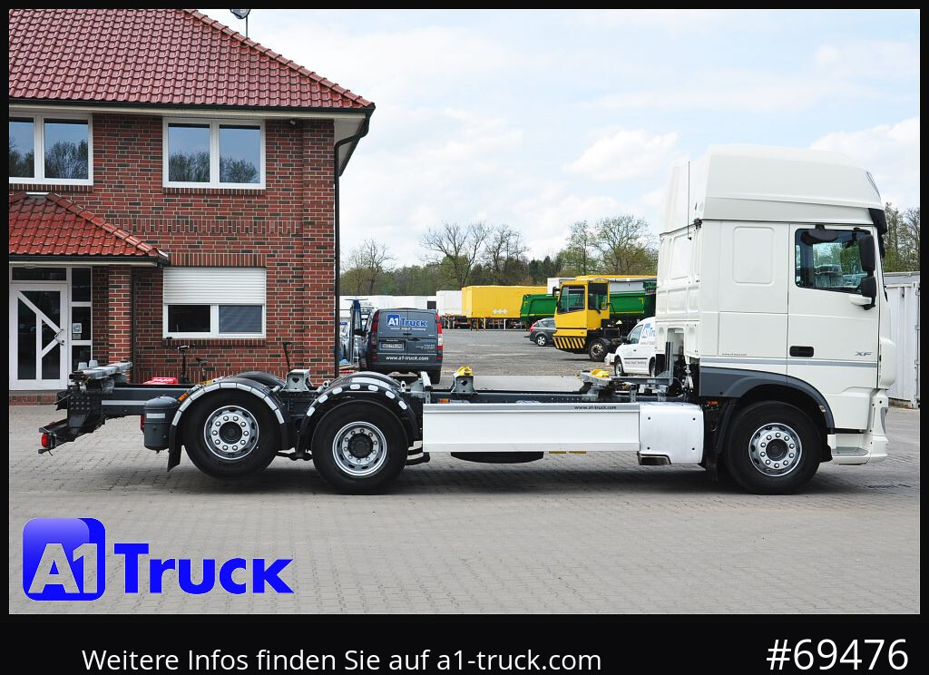 Container transporter/ Swap body truck DAF XF 480 FAN Intarder, Lenkachse,: picture 8