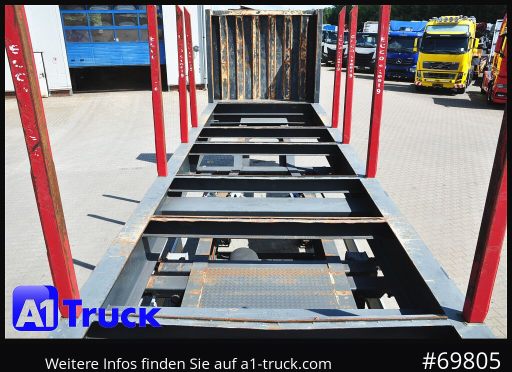 FLIEGL SDS01, Langholz, Containeraufbau, Liftachse, - Log semi-trailer: picture 2 FLIEGL SDS01, Langholz, Containeraufbau, Liftachse, - Log semi-trailer: picture 2