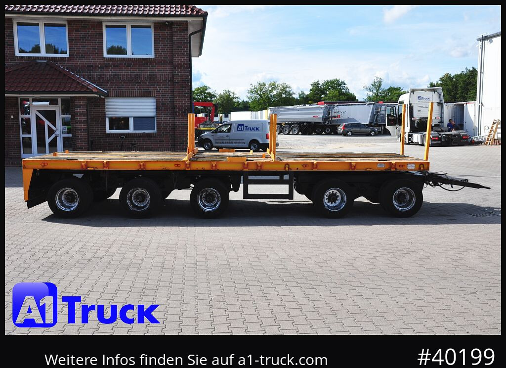 Low loader trailer for transportation of heavy machinery GOLDHOFER 5 achs  Ballast, Lenkachse, 50to., Schwerlast,: picture 8