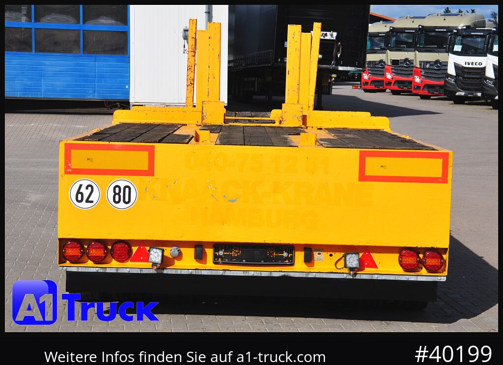 Low loader trailer for transportation of heavy machinery GOLDHOFER 5 achs  Ballast, Lenkachse, 50to., Schwerlast,: picture 10