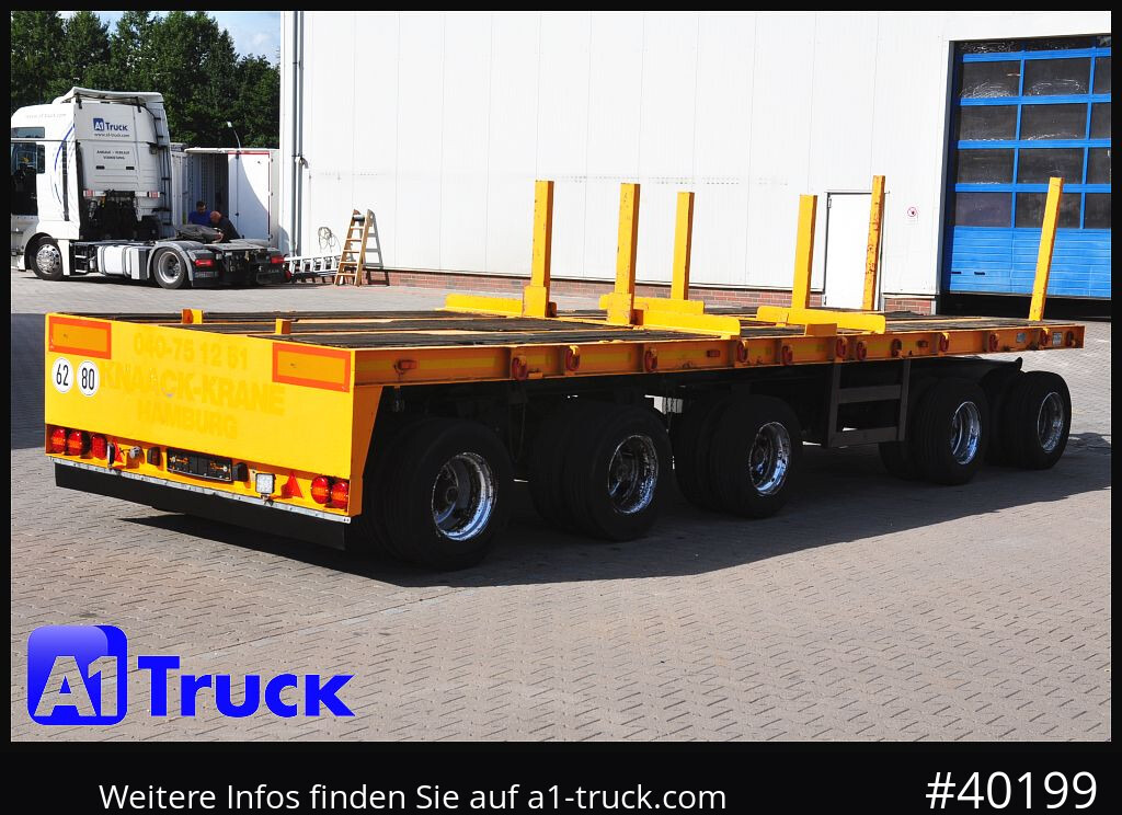 Low loader trailer for transportation of heavy machinery GOLDHOFER 5 achs  Ballast, Lenkachse, 50to., Schwerlast,: picture 9