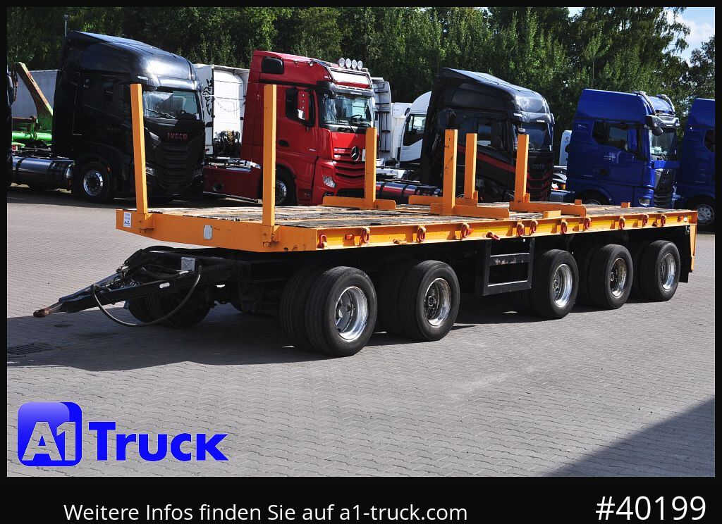 Low loader trailer for transportation of heavy machinery GOLDHOFER 5 achs  Ballast, Lenkachse, 50to., Schwerlast,: picture 13