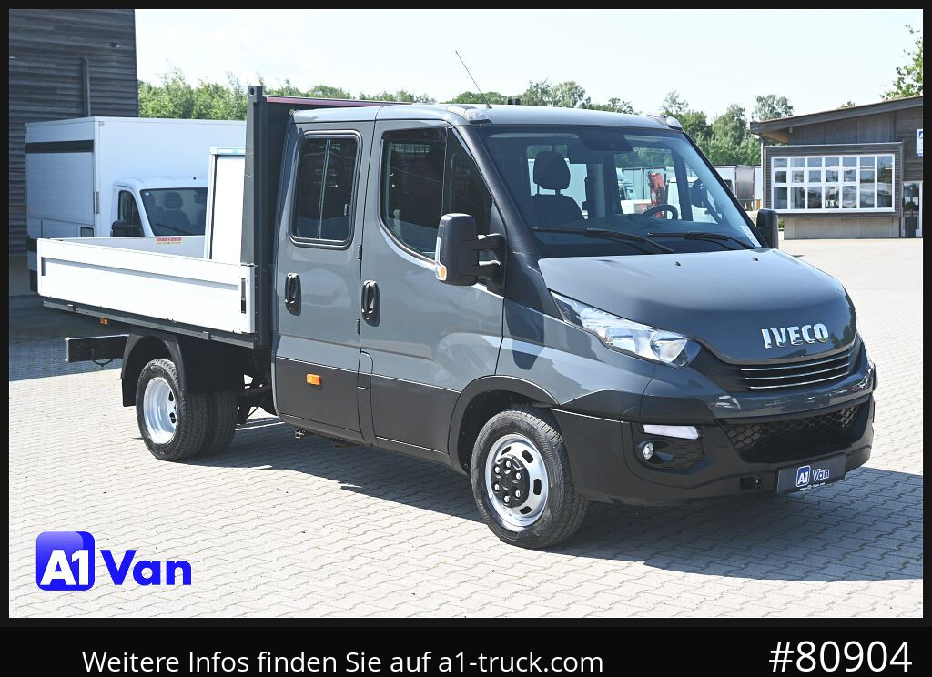 IVECO Daily 35C18 A8V Doka Pritsche, AHK, Tempomat, Stdhz. - Flatbed van, Combi van: picture 1 IVECO Daily 35C18 A8V Doka Pritsche, AHK, Tempomat, Stdhz. - Flatbed van, Combi van: picture 1