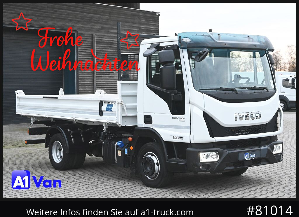 IVECO Eurocargo 80E21 Kipper, Meiller, Klima, 2x AHK - Tipper van: picture 1 IVECO Eurocargo 80E21 Kipper, Meiller, Klima, 2x AHK - Tipper van: picture 1