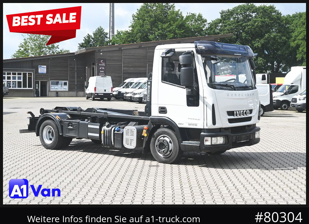IVECO Eurocargo ML 80E18/ Abroller,Ellermann, Hu/Au NEU - Hook lift truck: picture 1 IVECO Eurocargo ML 80E18/ Abroller,Ellermann, Hu/Au NEU - Hook lift truck: picture 1