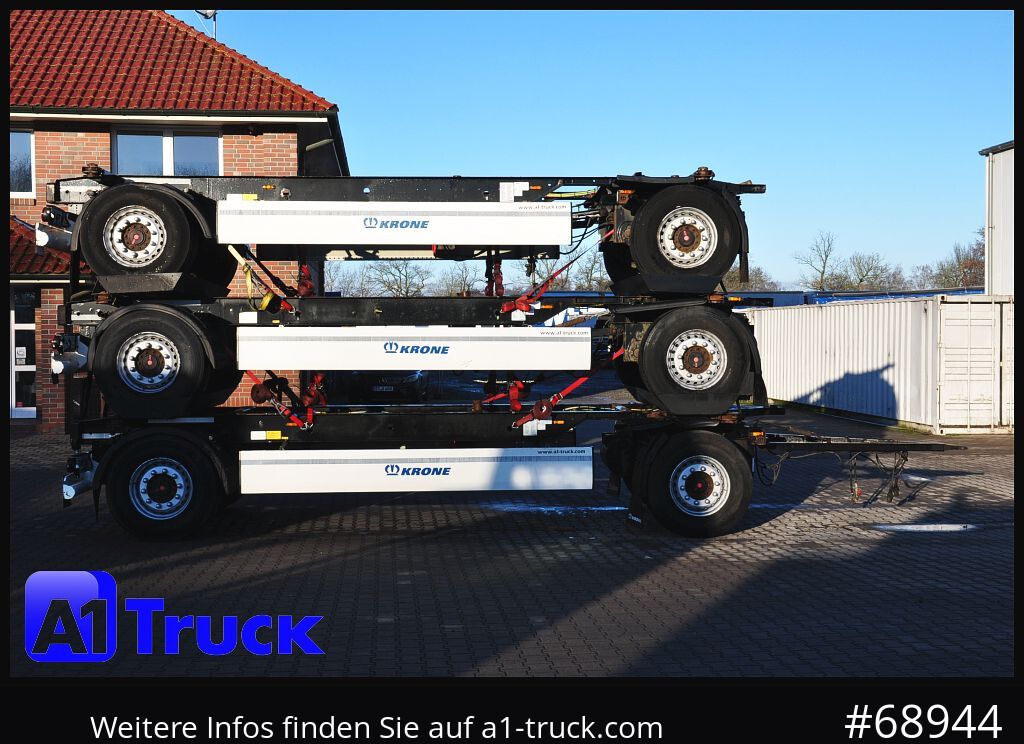 Container transporter/ Swap body trailer KRONE 3 er Paket Standard BDF, Bj  2017  SAF Achse: picture 10