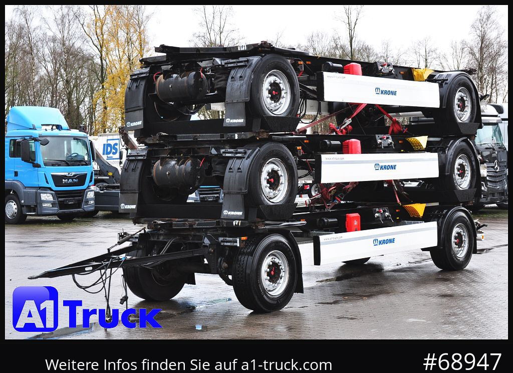 Container transporter/ Swap body trailer KRONE 3 er Paket Standard BDF, Bj  2017  SAF Achse: picture 14
