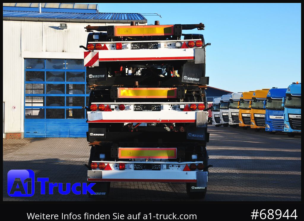 Container transporter/ Swap body trailer KRONE 3 er Paket Standard BDF, Bj  2017  SAF Achse: picture 12