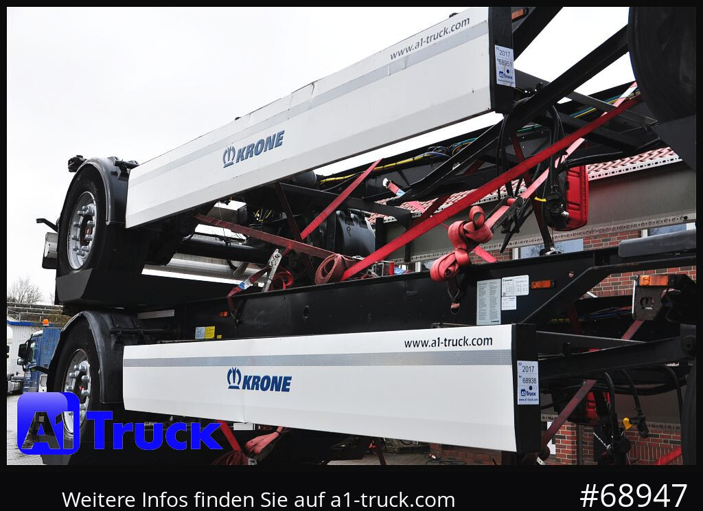 Container transporter/ Swap body trailer KRONE 3 er Paket Standard BDF, Bj  2017  SAF Achse: picture 15