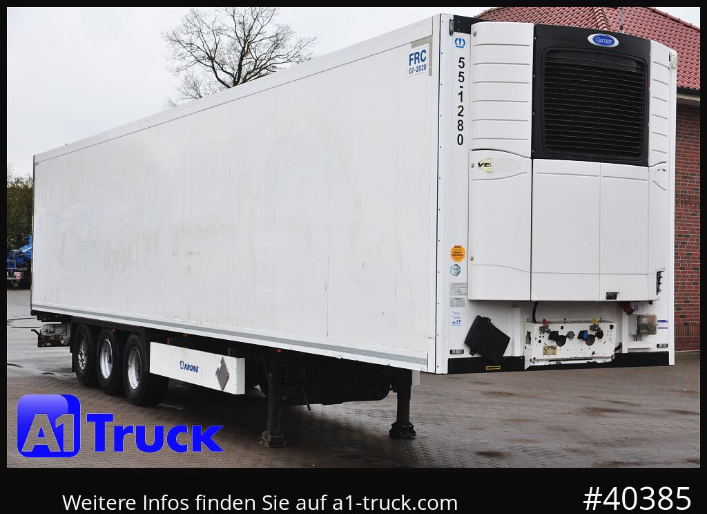 KRONE SD, Carrier 1950, Rolltor FRC Tiefkühl - Refrigerator semi-trailer: picture 1 KRONE SD, Carrier 1950, Rolltor FRC Tiefkühl - Refrigerator semi-trailer: picture 1