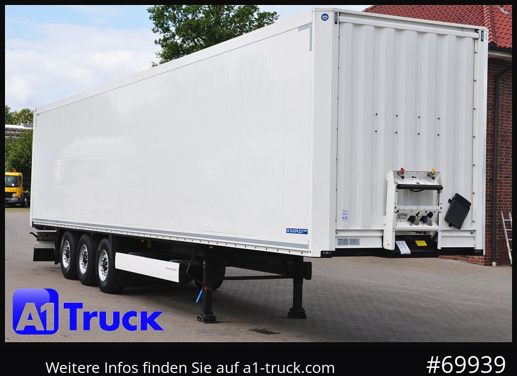 Closed box semi-trailer KRONE SDK 27, Koffer, 154.431km, Zurrösen, 1 Vorbesitzer: picture 1