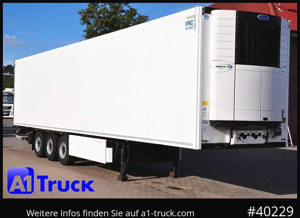 KRONE SDR 27 Carrier 1950. LBW, Taillift,Blumen, 3077Std. - Refrigerator semi-trailer: picture 1 KRONE SDR 27 Carrier 1950. LBW, Taillift,Blumen, 3077Std. - Refrigerator semi-trailer: picture 1