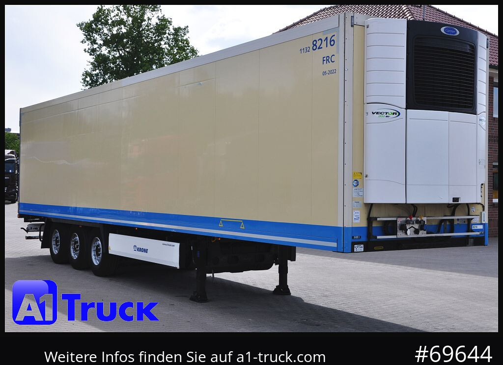 KRONE SDR 27 Carrier 1950 Mt. Doppelstock Lift, - Refrigerator semi-trailer: picture 1 KRONE SDR 27 Carrier 1950 Mt. Doppelstock Lift, - Refrigerator semi-trailer: picture 1
