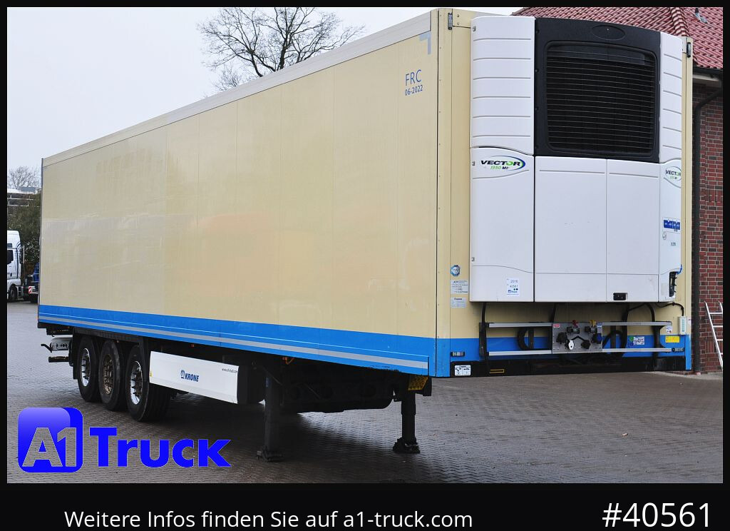 KRONE SDR 27 Carrier 1950 Mt. Doppelstock Lift,TÜV 07/2026 - Refrigerator semi-trailer: picture 1 KRONE SDR 27 Carrier 1950 Mt. Doppelstock Lift,TÜV 07/2026 - Refrigerator semi-trailer: picture 1