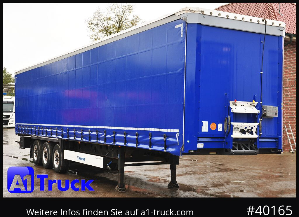 KRONE Tautliner, Lenkachse, Coimulde, Ice Protect, TÜV 09/2026 - Curtainsider semi-trailer: picture 1 KRONE Tautliner, Lenkachse, Coimulde, Ice Protect, TÜV 09/2026 - Curtainsider semi-trailer: picture 1