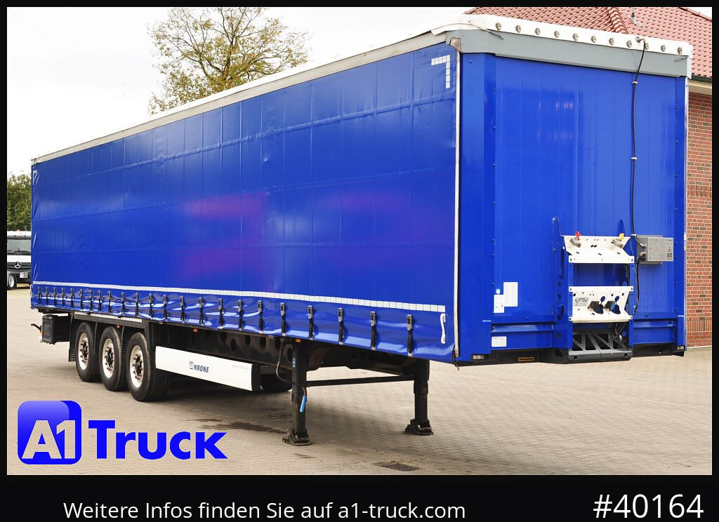 KRONE Tautliner, Lenkachse, Coimulde, Ice Protect, TÜV 09/2026 - Curtainsider semi-trailer: picture 1 KRONE Tautliner, Lenkachse, Coimulde, Ice Protect, TÜV 09/2026 - Curtainsider semi-trailer: picture 1