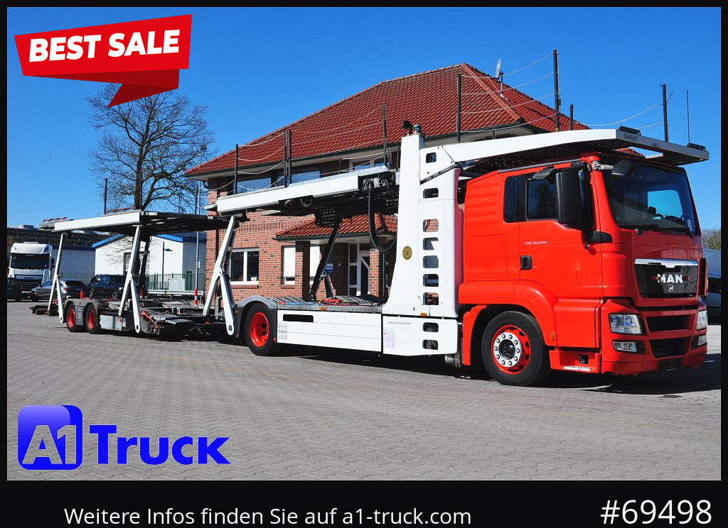 MAN 18.400 TGX, Autotransporter Kässbohrer, - Autotransporter truck: picture 1 MAN 18.400 TGX, Autotransporter Kässbohrer, - Autotransporter truck: picture 1