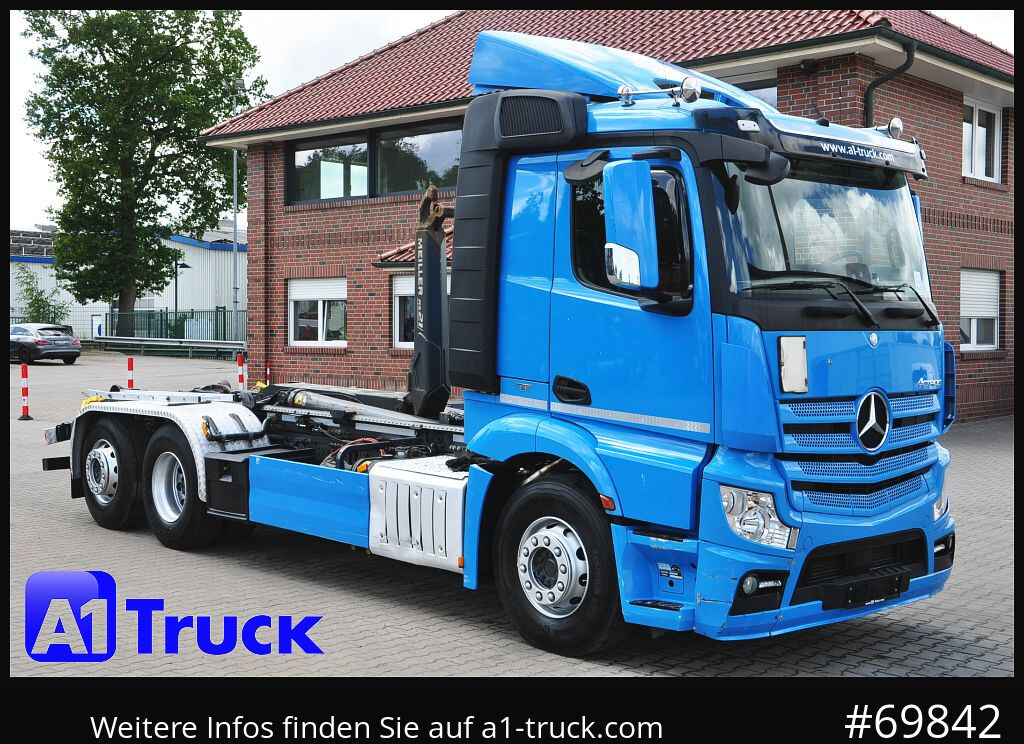 MERCEDES-BENZ Actros 2645, , Meiller RS21.65 Lift-Lenkachse, - Hook lift truck: picture 1 MERCEDES-BENZ Actros 2645, , Meiller RS21.65 Lift-Lenkachse, - Hook lift truck: picture 1