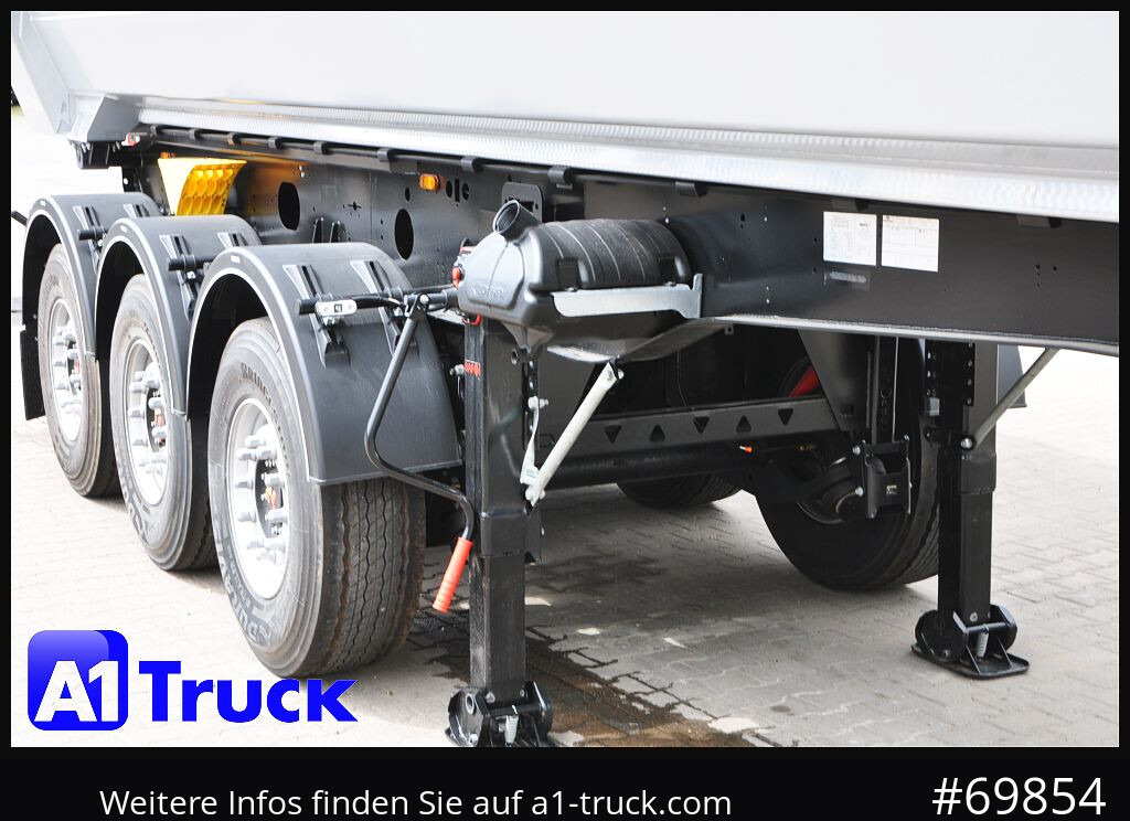 New Tipper semi-trailer REISCH Mega  28m³ Lift Stahl  SAF Hardox: picture 12