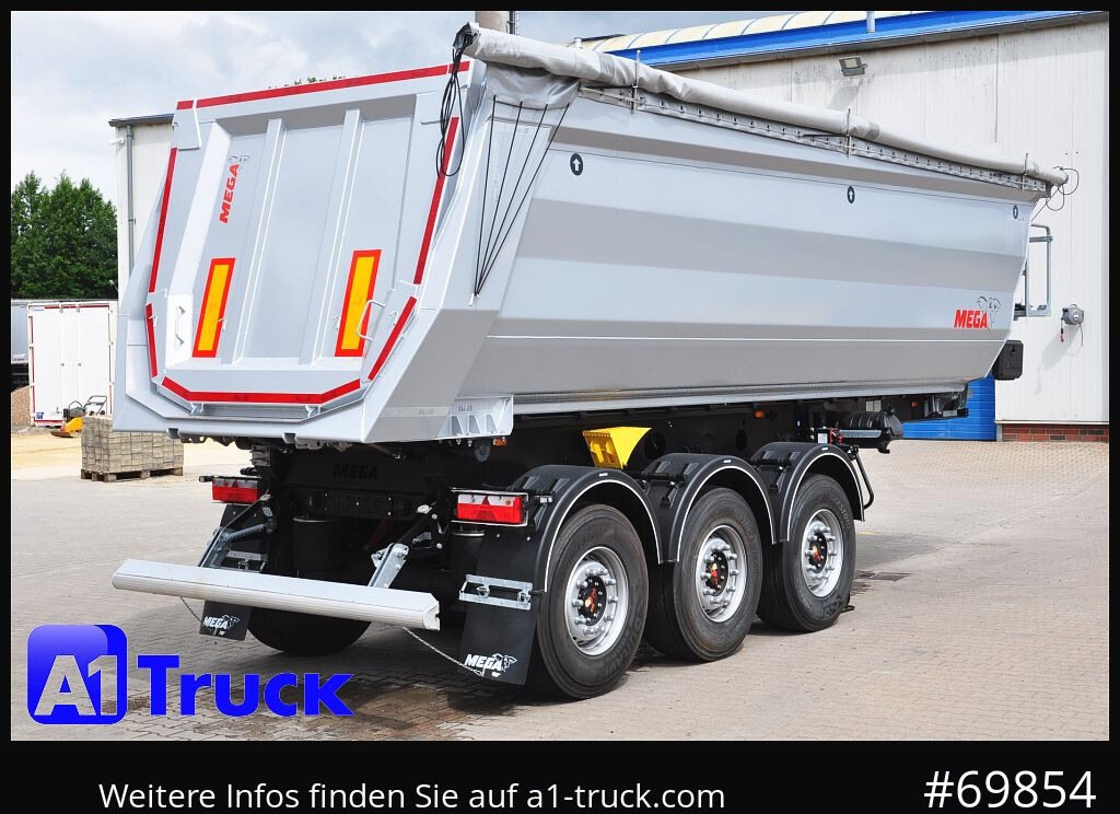 New Tipper semi-trailer REISCH Mega  28m³ Lift Stahl  SAF Hardox: picture 8