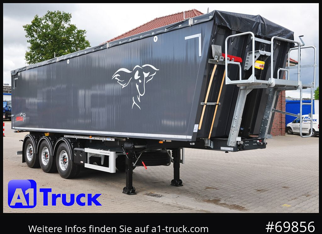 REISCH Mega Alu-Kippmulde 50m³, Getreide, Lift - Tipper semi-trailer: picture 1 REISCH Mega Alu-Kippmulde 50m³, Getreide, Lift - Tipper semi-trailer: picture 1