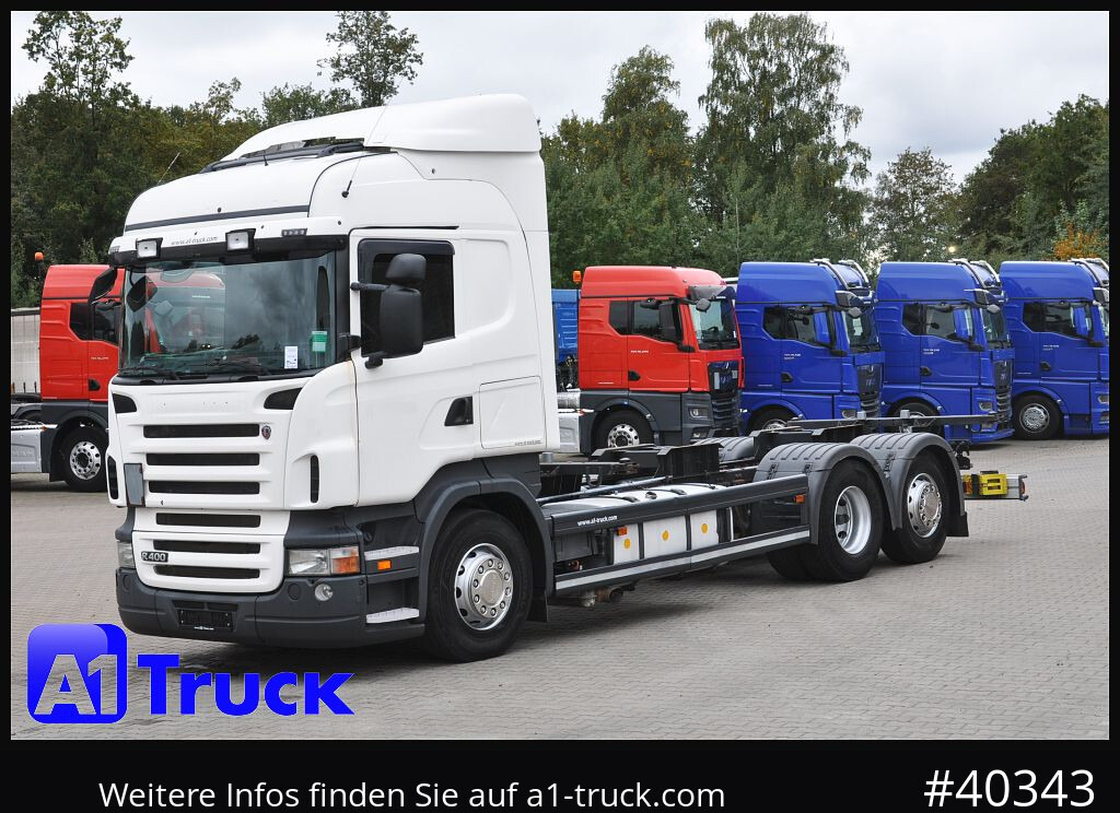Container transporter/ Swap body truck SCANIA R400, BDF, 7,45, Retarder, 2x Kraftstofftank,: picture 13
