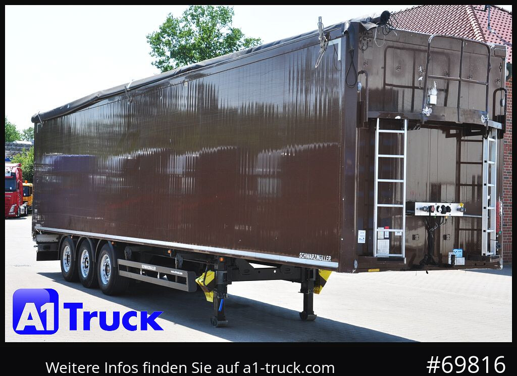 SCHWARZMUELLER Vollalu, 90m³, 7620 Kg, Lift CF 8mm, - Walking floor semi-trailer: picture 1 SCHWARZMUELLER Vollalu, 90m³, 7620 Kg, Lift CF 8mm, - Walking floor semi-trailer: picture 1