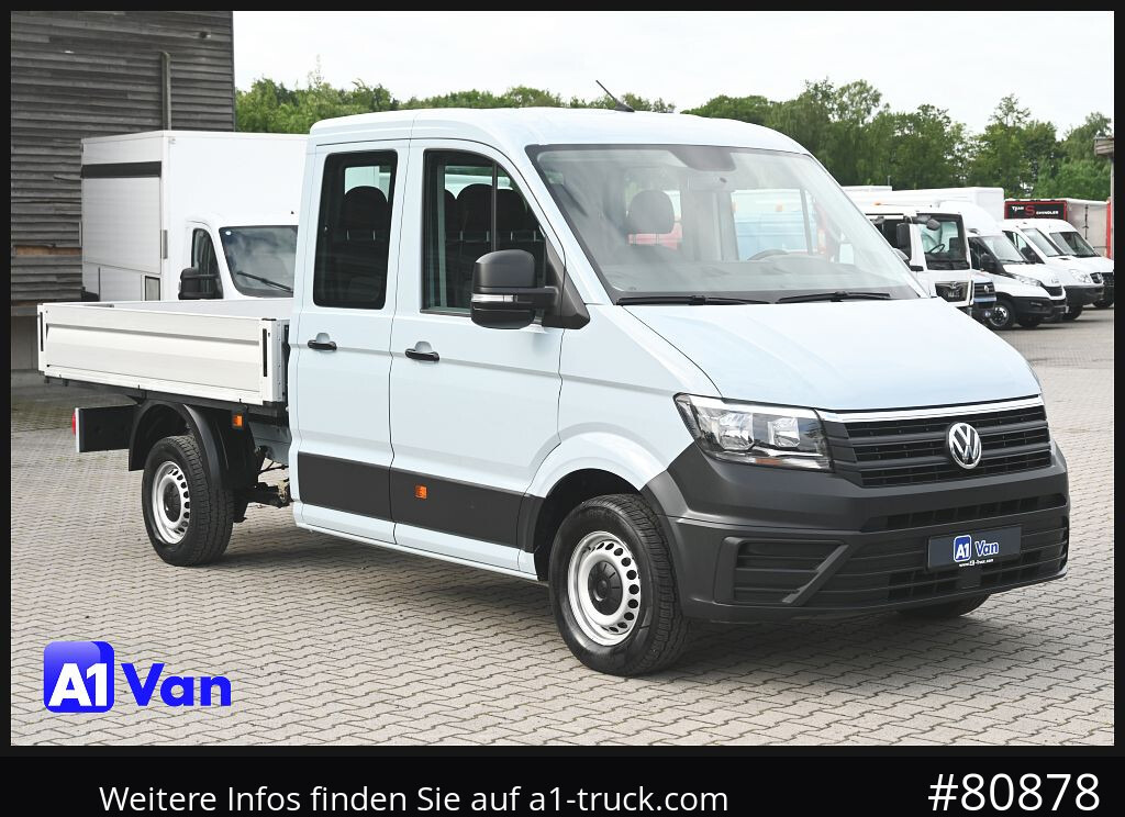 VOLKSWAGEN Crafter 35 Pritsche Doka, AHK, 7-Sitzer - Flatbed van, Combi van: picture 1 VOLKSWAGEN Crafter 35 Pritsche Doka, AHK, 7-Sitzer - Flatbed van, Combi van: picture 1