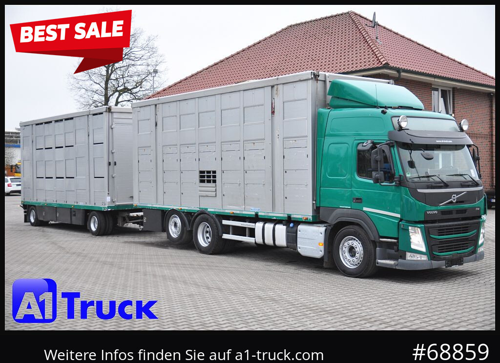 VOLVO FM 460, Menke-Jansen, 3 Stock, - Livestock truck: picture 1 VOLVO FM 460, Menke-Jansen, 3 Stock, - Livestock truck: picture 1
