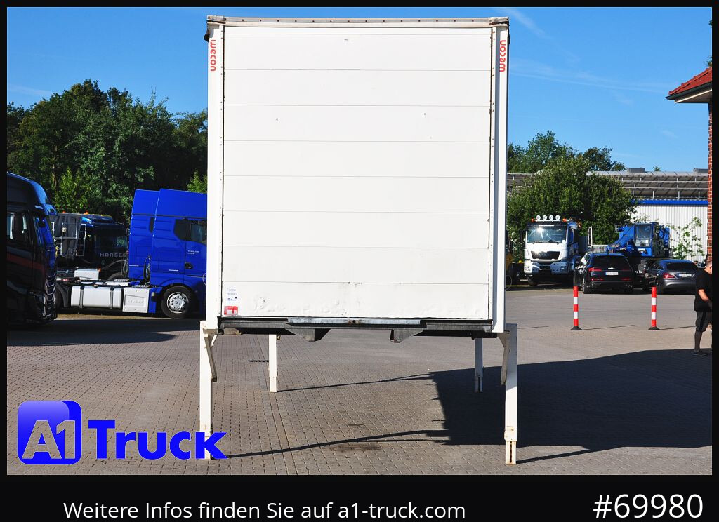 Curtainside swap body WECON WPR 745, verzinkt, 2520  innen,: picture 15