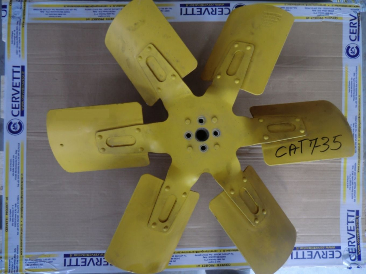 Caterpillar 735 Ventola - Fan for Construction machinery: picture 2 Caterpillar 735 Ventola - Fan for Construction machinery: picture 2