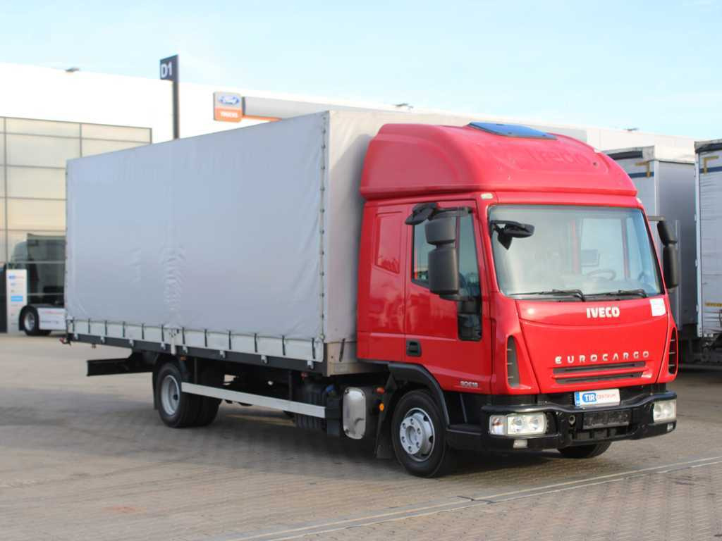 Iveco EUROCARGO ML 90E18, EURO 5, SIDE BOARD, TIRES 80% - Curtainsider truck: picture 3 Iveco EUROCARGO ML 90E18, EURO 5, SIDE BOARD, TIRES 80% - Curtainsider truck: picture 3