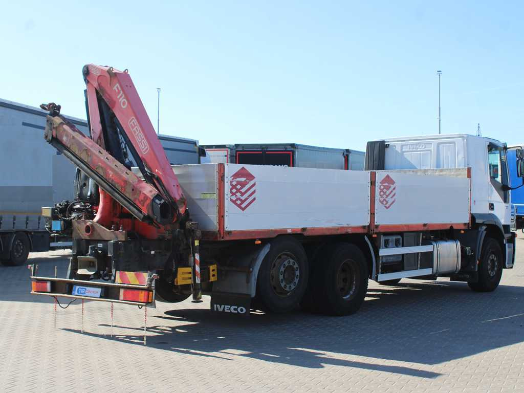 Iveco STRALIS 400, 6X2, EURO 3, HYDRAULIC ARM FASSI F110 - Dropside/ Flatbed truck, Crane truck: picture 4 Iveco STRALIS 400, 6X2, EURO 3, HYDRAULIC ARM FASSI F110 - Dropside/ Flatbed truck, Crane truck: picture 4