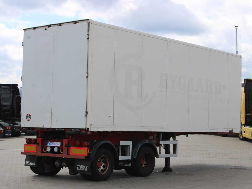 KEL-BERG E36S2, AXLES 10t, EXPANDABLE, SAF AXLES - Closed box semi-trailer: picture 4 KEL-BERG E36S2, AXLES 10t, EXPANDABLE, SAF AXLES - Closed box semi-trailer: picture 4
