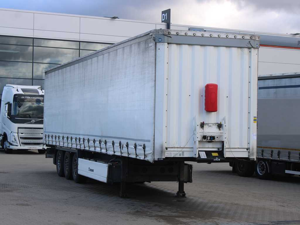 Krone SD, LIFT AXLE, 2X PALLET BASKET, MULTILOCK - Curtainsider semi-trailer: picture 3 Krone SD, LIFT AXLE, 2X PALLET BASKET, MULTILOCK - Curtainsider semi-trailer: picture 3