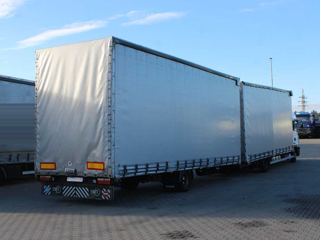 MAN TGL 8.210, EURO 4 + H&W TRAILER - Curtainsider truck: picture 4 MAN TGL 8.210, EURO 4 + H&W TRAILER - Curtainsider truck: picture 4