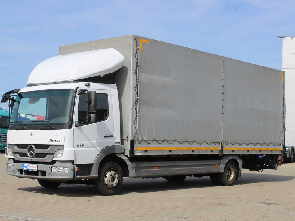 Mercedes-Benz ATEGO 816, EURO 5, TAIL LIFT, SIDEWALLS - Curtain side van: picture 1 Mercedes-Benz ATEGO 816, EURO 5, TAIL LIFT, SIDEWALLS - Curtain side van: picture 1