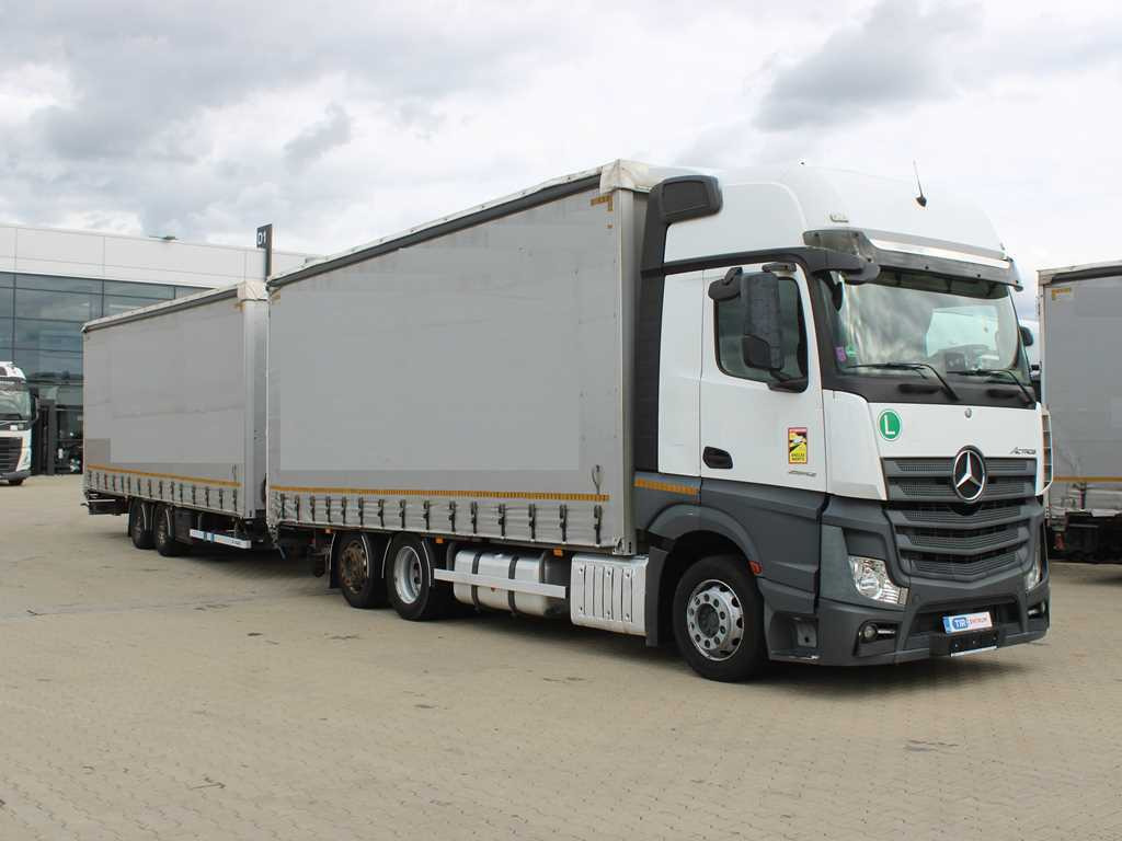 Mercedes-Benz Actros 2542, 6X2, LIFTING AXLE + PANAV TVK18M - Curtainsider truck: picture 3 Mercedes-Benz Actros 2542, 6X2, LIFTING AXLE + PANAV TVK18M - Curtainsider truck: picture 3