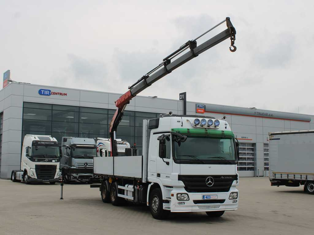 Mercedes-Benz Actros 2644, 6X4, EURO 4, HYDRAULIC ARM FASSI F210 - Dropside/ Flatbed truck, Crane truck: picture 3 Mercedes-Benz Actros 2644, 6X4, EURO 4, HYDRAULIC ARM FASSI F210 - Dropside/ Flatbed truck, Crane truck: picture 3