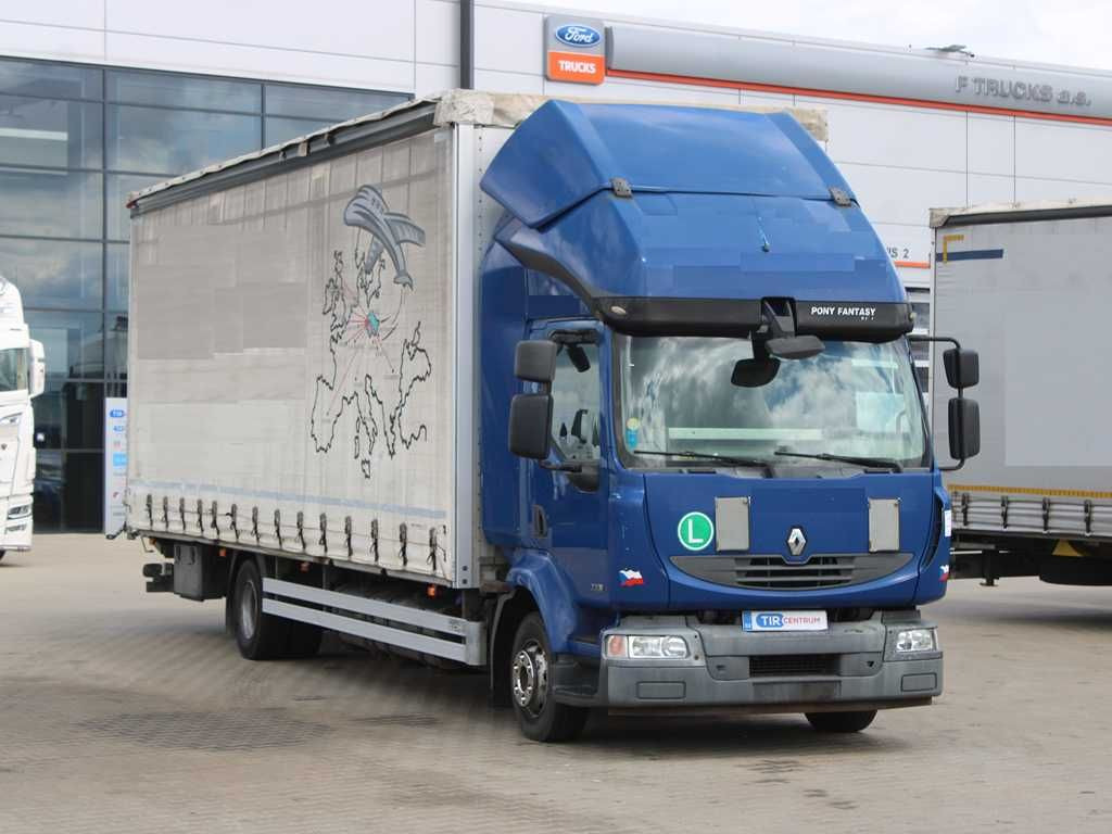 Renault MIDLUM 220.12, EURO 5, TAIL LIFT - Curtainsider truck: picture 2 Renault MIDLUM 220.12, EURO 5, TAIL LIFT - Curtainsider truck: picture 2