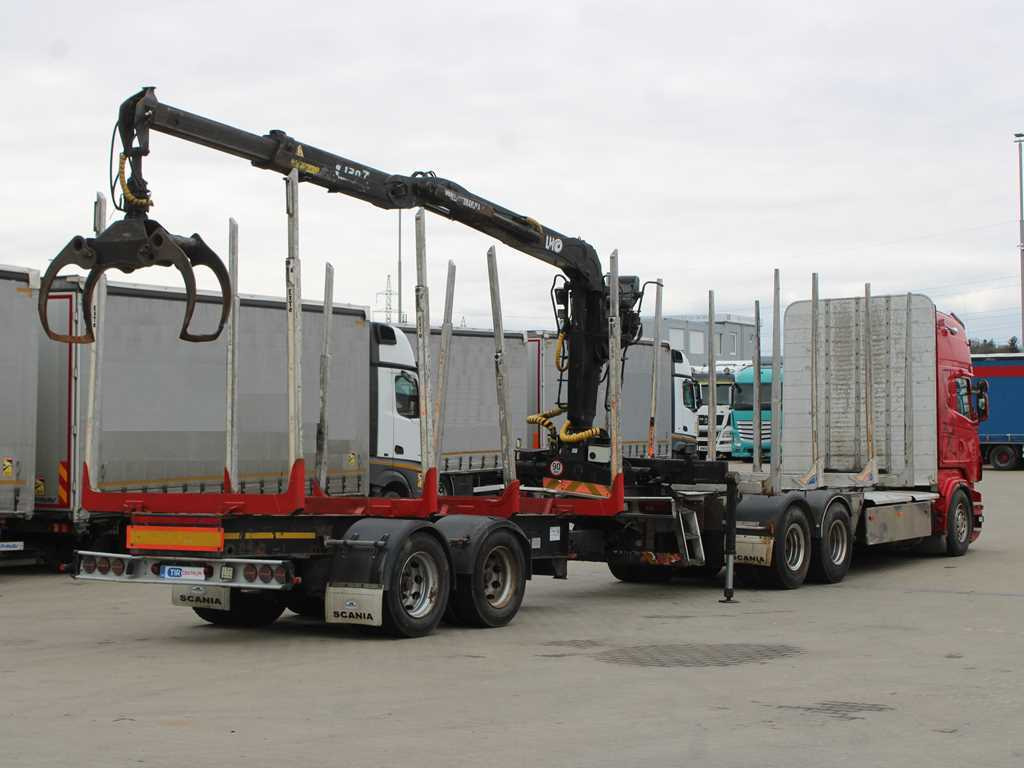 Scania R 480, HYDRAULIC ARM LHO L120Z(78), 6X4 - Log truck, Crane truck: picture 4 Scania R 480, HYDRAULIC ARM LHO L120Z(78), 6X4 - Log truck, Crane truck: picture 4