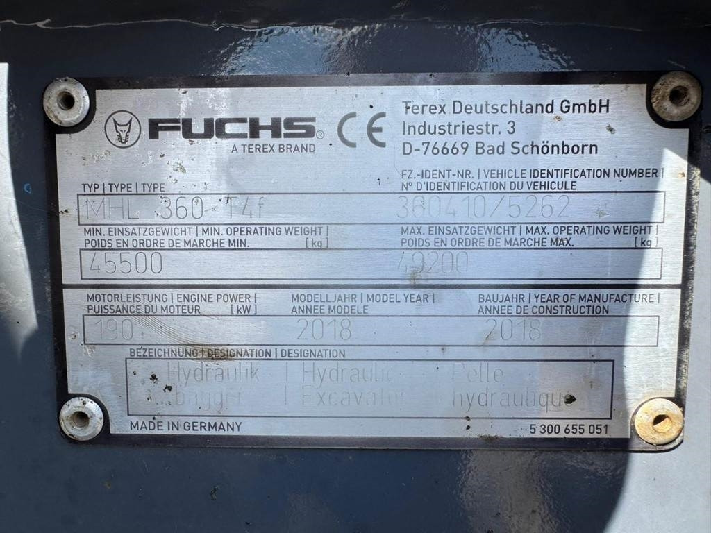 Waste/ Industry handler Fuchs MHL 360 T4F: picture 10 Waste/ Industry handler Fuchs MHL 360 T4F: picture 10