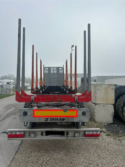 D-651A Holzauflieger, Liftachse, 8 Rungenpaare - Log semi-trailer: picture 4 D-651A Holzauflieger, Liftachse, 8 Rungenpaare - Log semi-trailer: picture 4