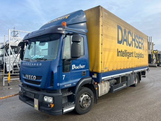 Iveco Eurocargo 120E22 Plane, Schalter LBW, Engine damage - Curtainsider truck: picture 1 Iveco Eurocargo 120E22 Plane, Schalter LBW, Engine damage - Curtainsider truck: picture 1