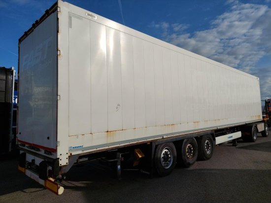Closed box semi-trailer Krone SDK27 Kofferauflieger, Liftachse: picture 6