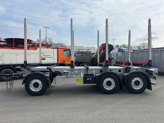 New Log trailer MF-CT, Holzanhänger, 3-Achsen, 4 Rungenpaare,: picture 7