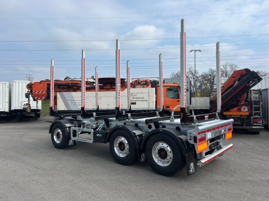 New Log trailer MF-CT, Holzanhänger, 3-Achsen, 4 Rungenpaare,: picture 6